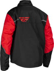 Outpost jacket black red in men’s size Md, stylish black and red jacket for outdoor wear
