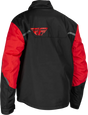 Outpost jacket black red in men’s size Md, stylish black and red jacket for outdoor wear