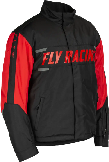 Black and red Outpost jacket looks sleek, perfect for sporty outfits
