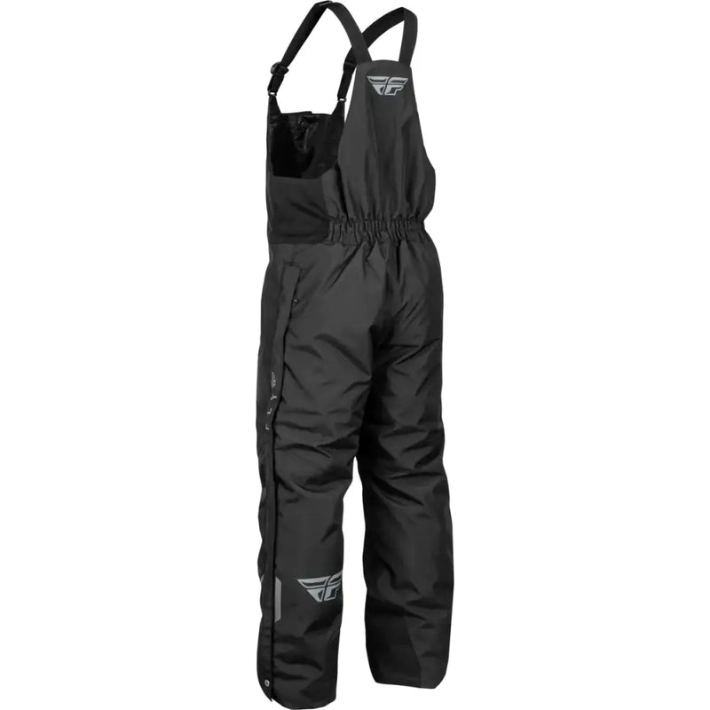 Black snow bib overalls from 470-65004X Outpost Bib Black Grey for cold weather outdoor adventures