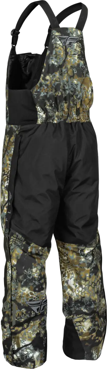 Camouflage bib overalls from Outpost Bib Obskura Skyfall collection perfect for outdoor adventures