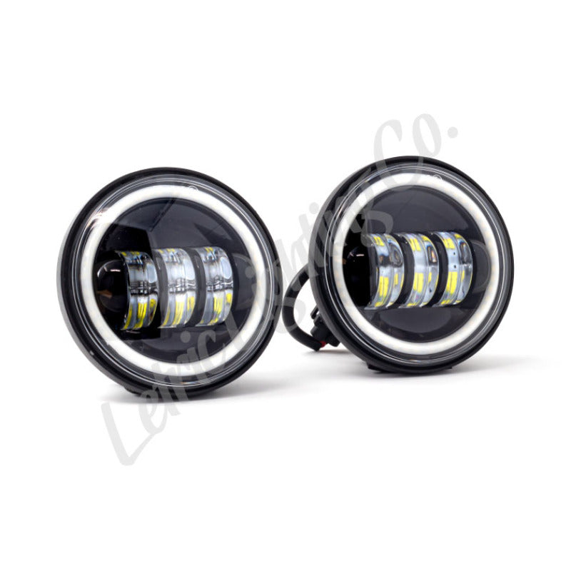 Letric Lighting LLC-ILPL-BH Letric Lighting 4.5in Black Full-Halo Indian