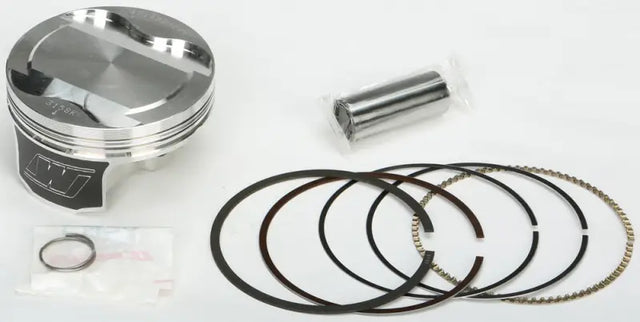 Piston kit with rings and pin for 4714M09000 piston, compatible with Ac/Kaw/Suz engines