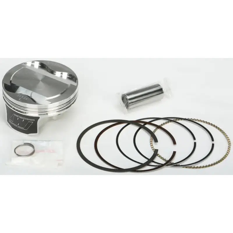 Piston kit with rings and pin for 4714M09000 piston, compatible with Ac/Kaw/Suz engines