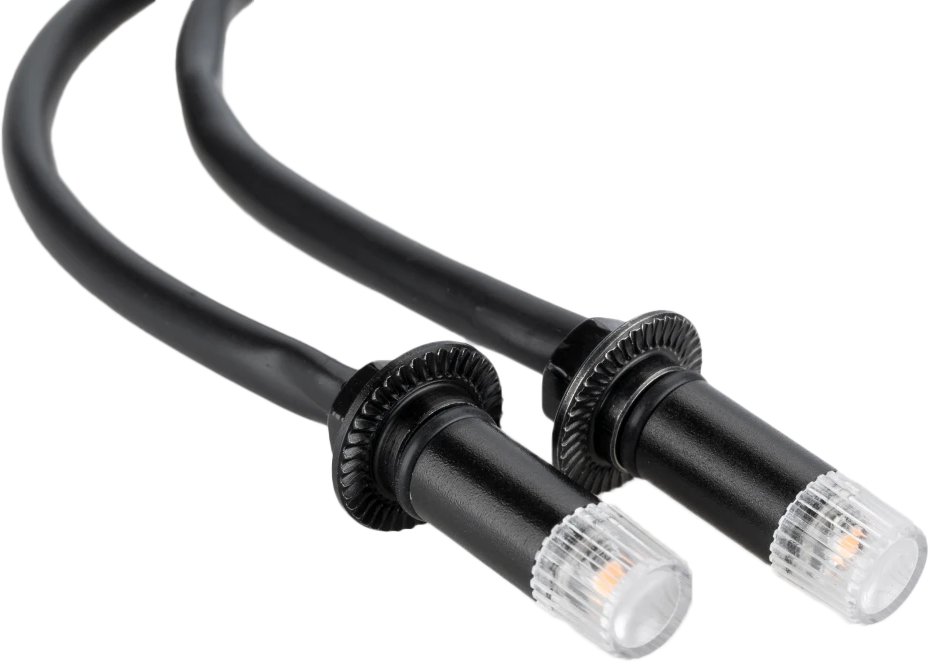 Puig Tab LED Turn Signals Illumination 21749N - Black Clear