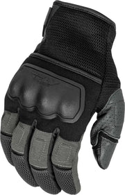 FLY RACING 476-4126L Coolpro Force Gloves Black/Grey Lg