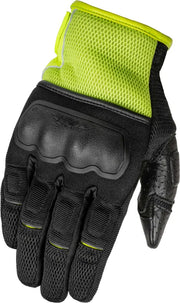 FLY RACING 476-41282X Coolpro Force Gloves Black/Hi Vis 2x