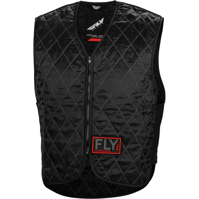 Black quilted cooling vest for fly racing 476-60263x 3x in style