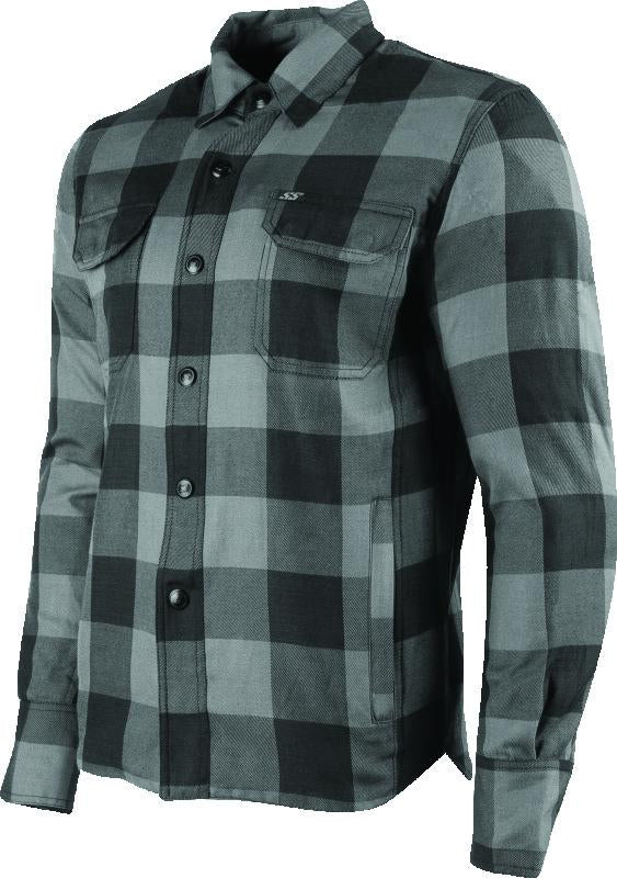 Speed and Strength 889734 Speed and Strength True Grit Armored Moto Shirt Grey - XL - 889734