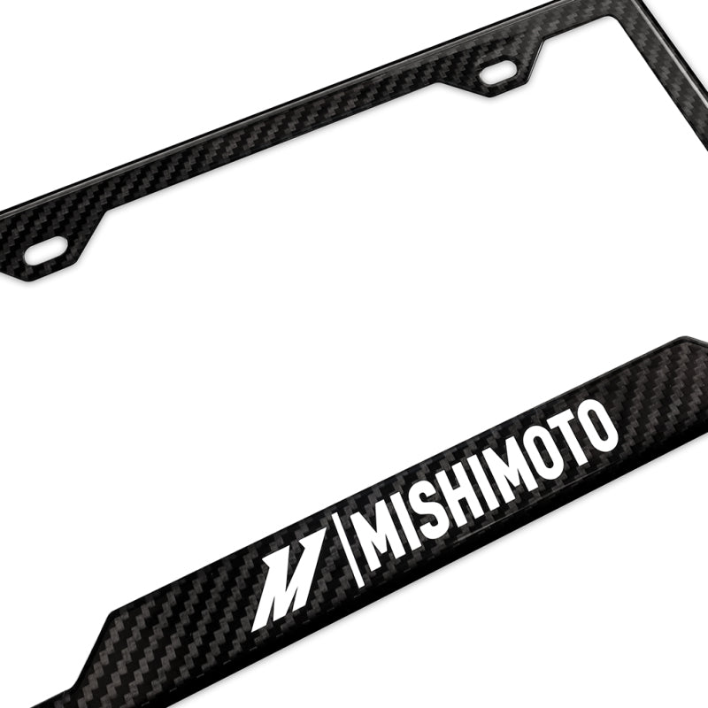 Mishimoto MMPROMO-FRAME-CF-G Mishimoto Carbon Fiber License Plate Frame - Gloss