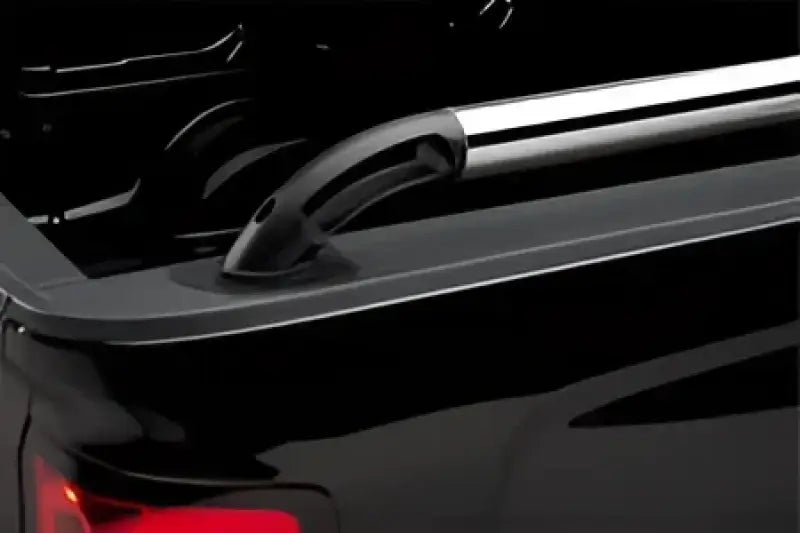 Truck bed rail with black nylon boss from Putco Black Nylon Boss Locker Side Rails