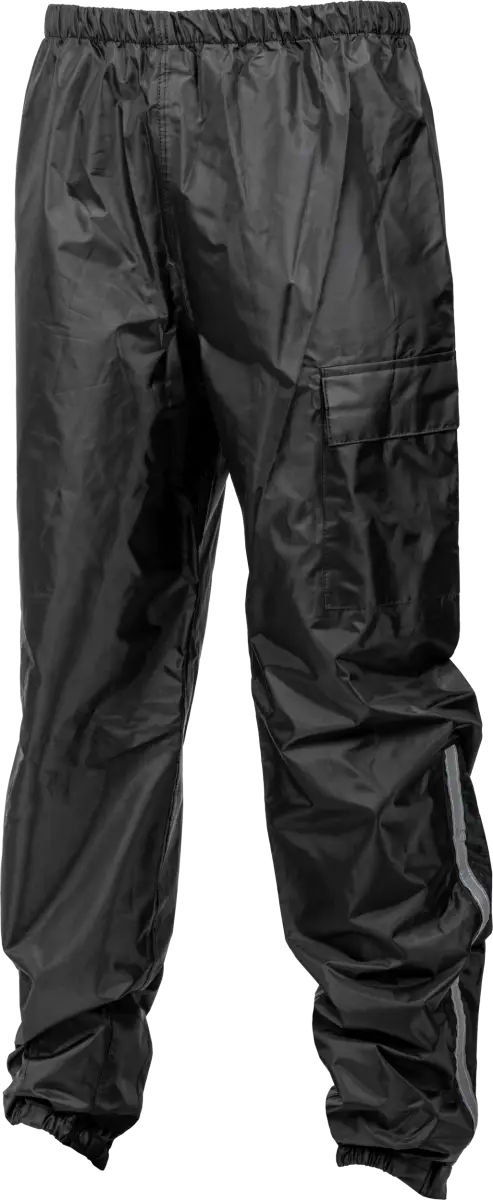 Black waterproof rain pants 479-8013S Fly Racing rain pant for bad weather
