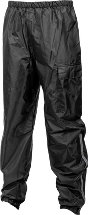Black waterproof rain pants 479-8013X Rain Pants Black XL for wet weather protection