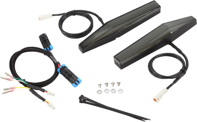 XTC Power Products DRL X-Lite Sequential Turn Signals Electrical Xlite-Front-TS - X-Lite Front Signal Kit Universal