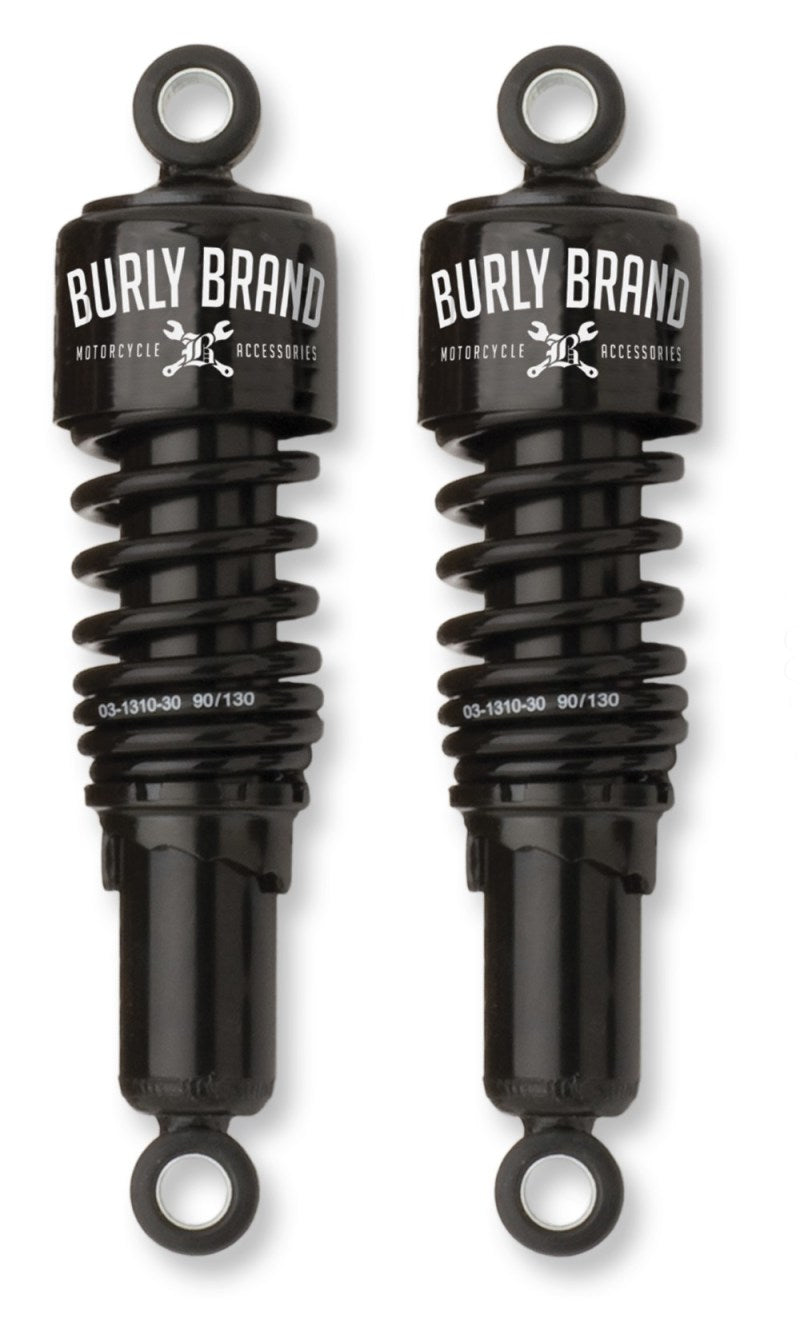 Burly Brand B28-1202B Burly Brand Dyna Shocks 10.5in - Black