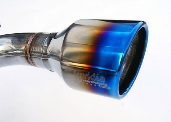 Invidia HS12SSTG3T Invidia Subaru BRZ / Scion FRS Q300 w/ Rolled Titanium Tips Cat- Back Exhaust (Blue Edge) - HS12SSTG3T