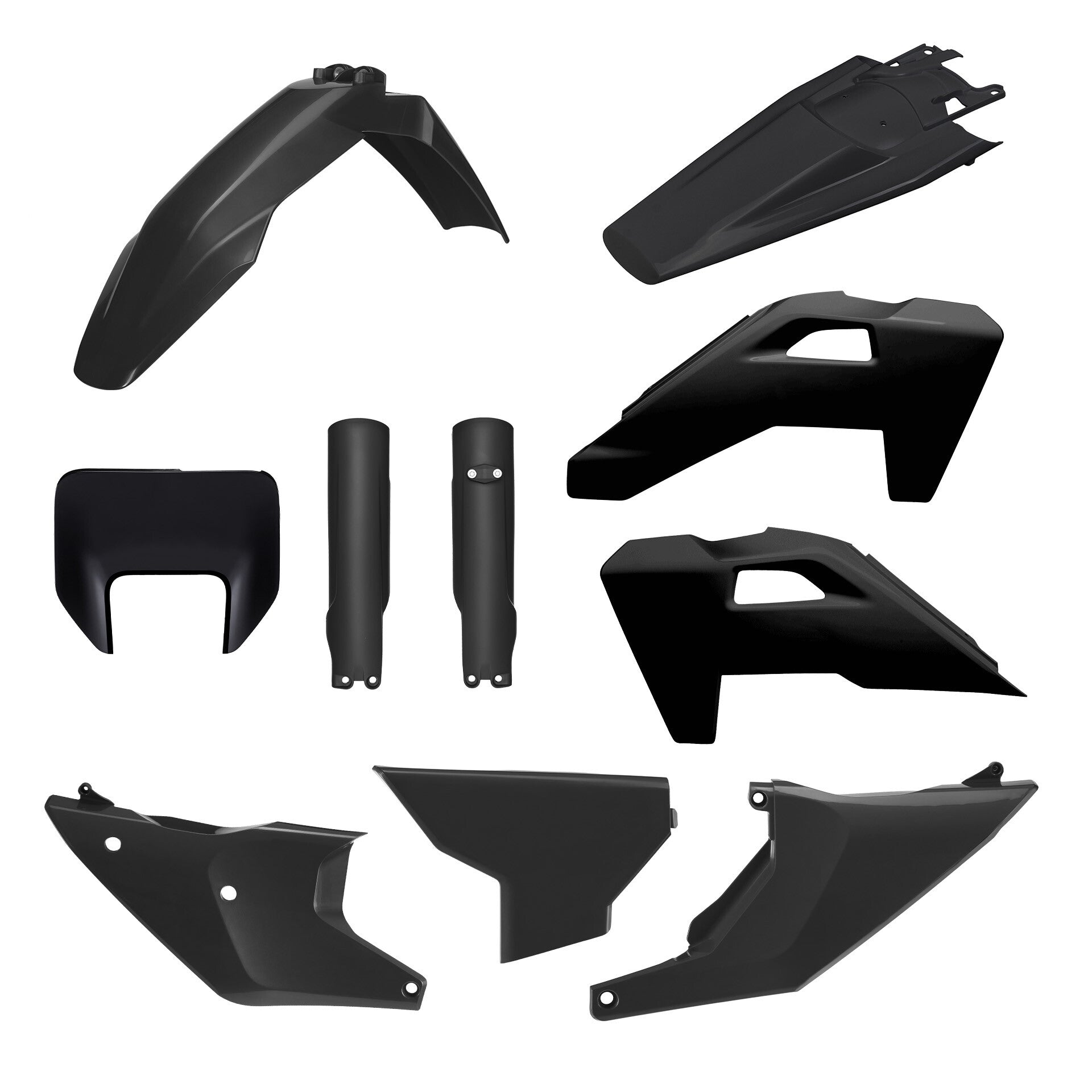 Polisport Full Plastic Kit Body 91662 - Black
