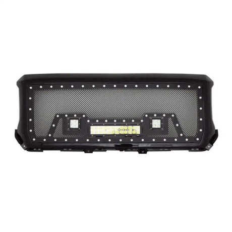 Paramount Black EvoMesh packaged grill with LED lights for a sleek look