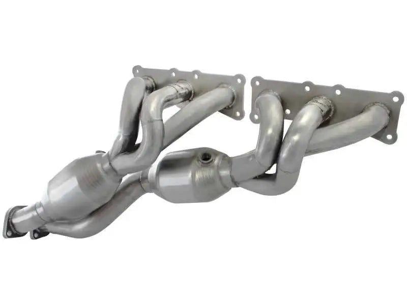 aFe 48-36307-1 aFe 08-13 BMW 128i (E82/88) L6 3.0L Twisted Steel 304 Stainless Steel Long Tube Header w/ Cat