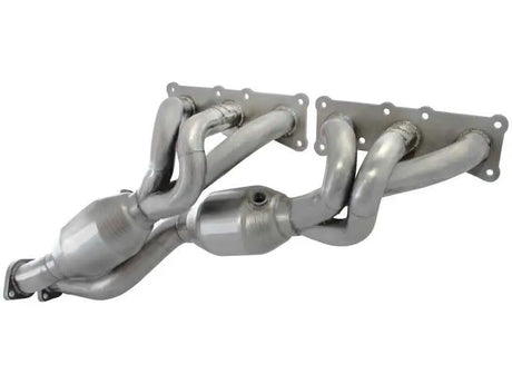 aFe 48-36307-1 aFe 08-13 BMW 128i (E82/88) L6 3.0L Twisted Steel 304 Stainless Steel Long Tube Header w/ Cat