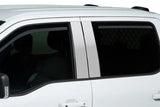 480026 Putco Element Chrome Window Visors Fits;