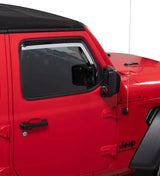 480220 Putco Element Chrome Window Visor Tape On - Rainguard