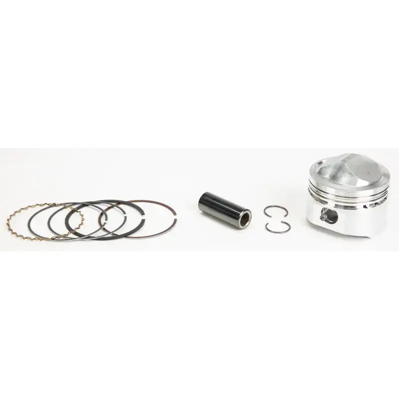 Piston kit with rings, pin, and clips for 4815M05800 piston for Kaw/Suz engines