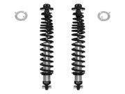 Black coilover shocks with silver accents for Bronco rear truck parts & accessories