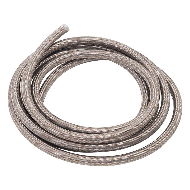 Russell 630270 Russell Performance -6 AN ProFlex Stainless Steel Braided Hose (Pre-Packaged 50 Foot Roll) - 630270