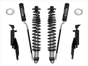 48710 Icon 21-Up Bronco Rear 2.5 Vs Rr Coilove high-performance rear coilover set with mounting brackets and hardware. Designed for enhancing stability and handling for off-road and daily driving in a 21-Up Bronco.