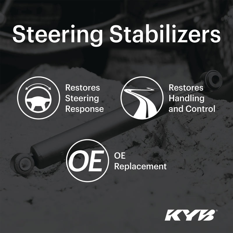 KYB SS15345 KYB Shocks & Struts Steering Stabilizers Front DODGE Raider (4WD) 1987-88 DODGE Van (2WD) 1964-70 FO