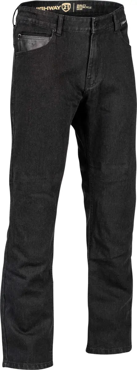 HIGHWAY 21 489-12242 Stronghold Jeans Black Sz 42