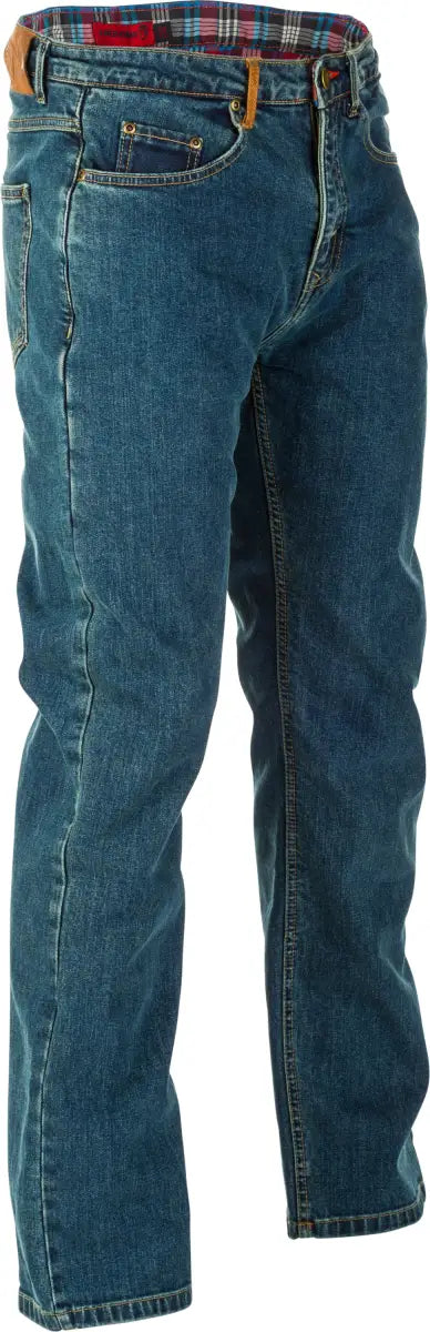 489-13734T Blockhouse Jeans Oxford Blue Sz 34 Tall 