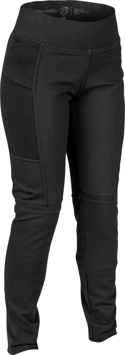 HIGHWAY 21 489-16006 Phoenix Leggings Black Sz 06