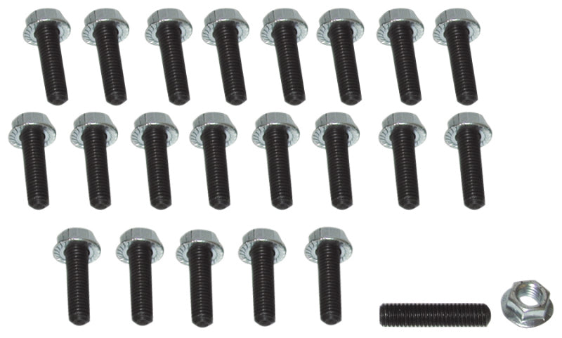 Moroso 38366 Moroso Honda/Acura/Mazda Rotary/Dodge Neon/Toyota MR2 Oil Pan Stud Kit - 6mm - Steel - Set of 22 - 38366