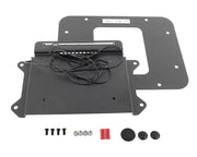 Kentrol 80707 Kentrol 07-09 Jeep Wrangler JK BackSide License Plate Mount with LEDs - Textured Black