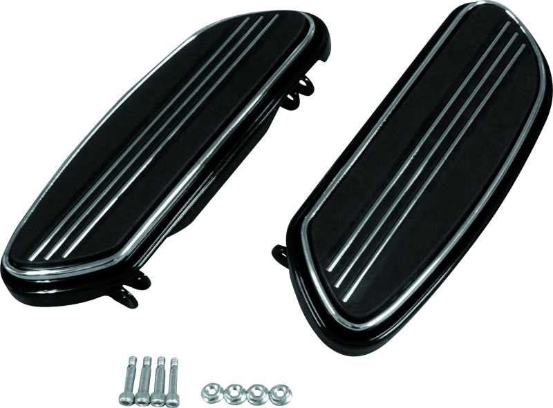 Bikers Choice 86-20 Touring 86-17 FLST 12-16 FLD Black Floorboard Kit Replaces H-D 50631-04 Pr - RV and Auto Parts