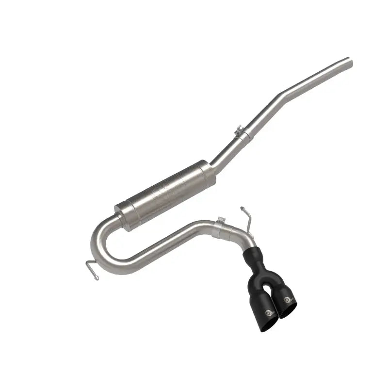 aFe 49-33144-B 49-33144-B aFe Rebel Series 2.5in 409 SS Cat-Back Exhaust w/ Black Tip 2022 Ford Maverick