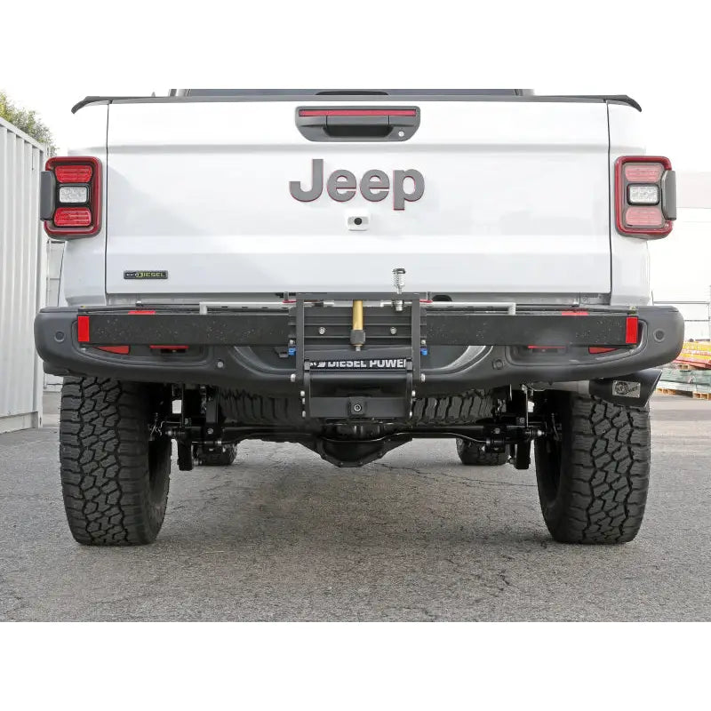 aFe 49-38093-B 49-38093-B aFe 2021+ Jeep Gladiator V6-3.0L (td) Vulcan Series 3in 304 SS DPF-Back Exhaust System - Black Tip
