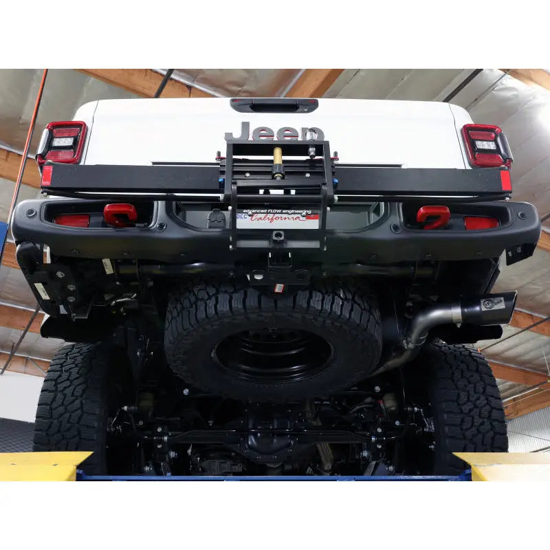 aFe 49-38093-B 49-38093-B aFe 2021+ Jeep Gladiator V6-3.0L (td) Vulcan Series 3in 304 SS DPF-Back Exhaust System - Black Tip