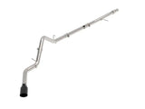 aFe 49-44128-B aFe Large Bore-HD 3" 409SS DPF-Back 20-21 GM Trucks L6-3.0L (td) LM2 - Black Tip
