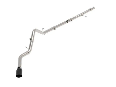 aFe 49-44128-B aFe Large Bore-HD 3" 409SS DPF-Back 20-21 GM Trucks L6-3.0L (td) LM2 - Black Tip