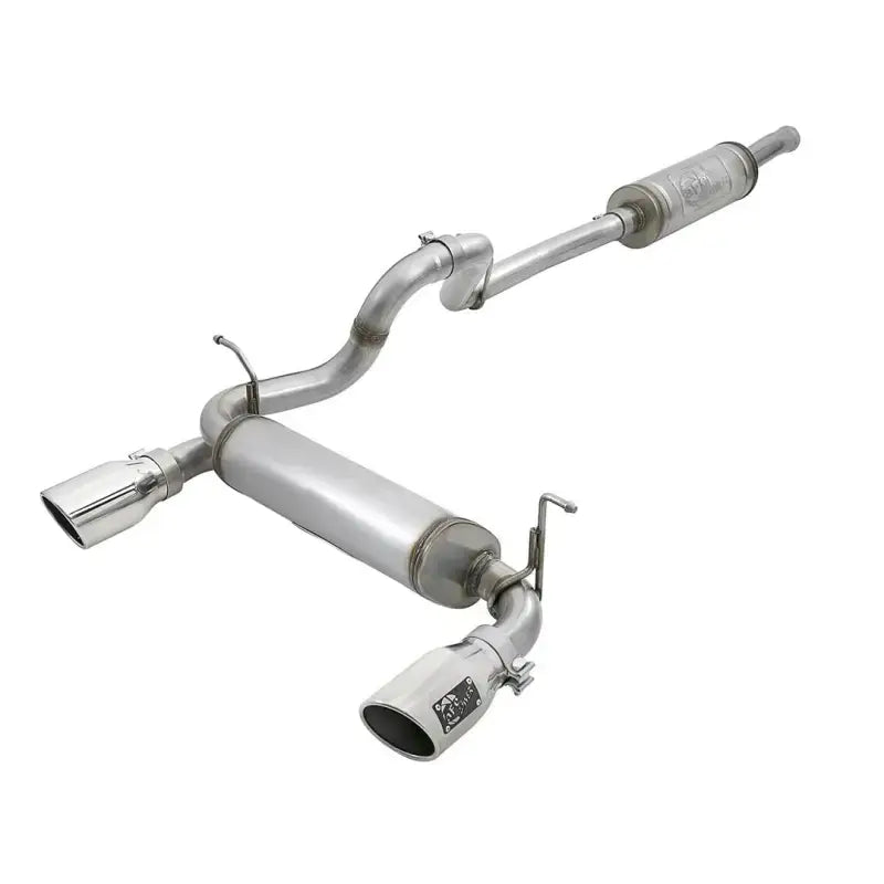Stainless steel exhaust system from AFE Rebel Series for the 49-48066-P AFE Rebel