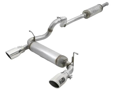Stainless steel exhaust system from AFE Rebel Series for the 49-48066-P AFE Rebel
