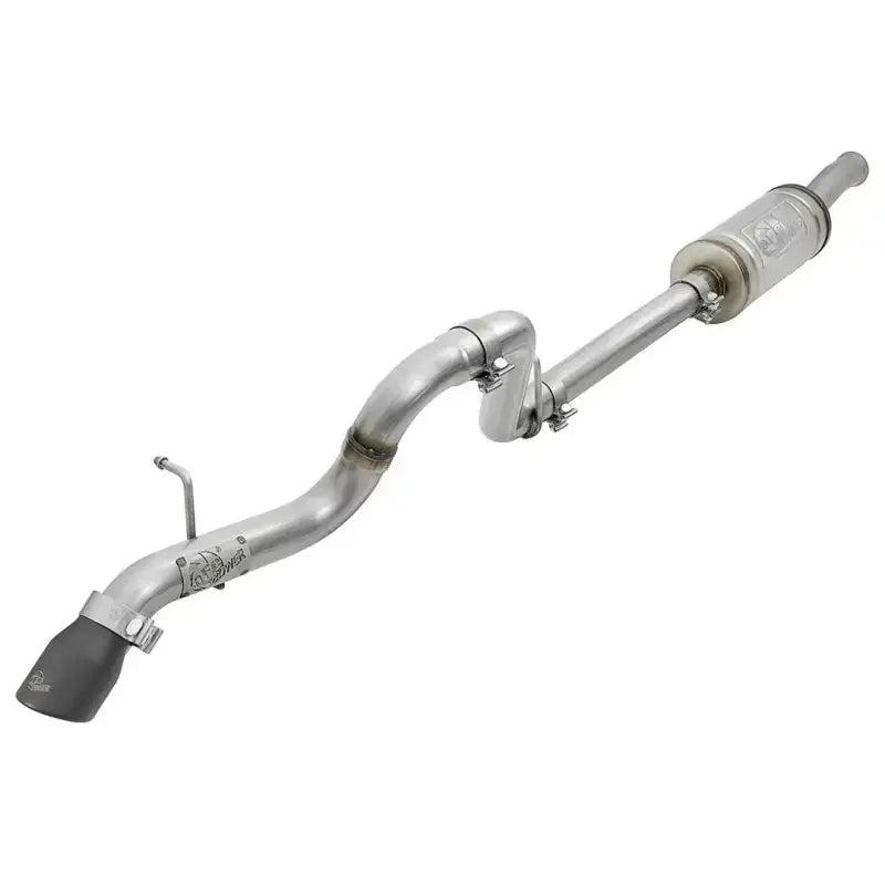 Silver exhaust system with black tip for 49-48075-B AFE Mach Force-Xp Cat-Back Exhaust System