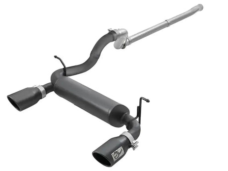 Automotive exhaust system from AFE Rebel Series 2.5In 409 Stainless St for better performance