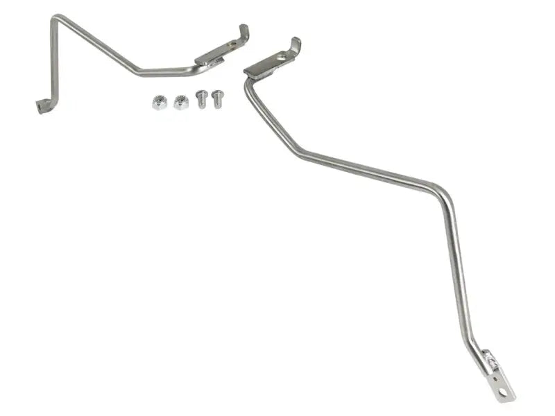 Stainless steel fuel line set with mounting hardware for AFE Mach Force-Xp system