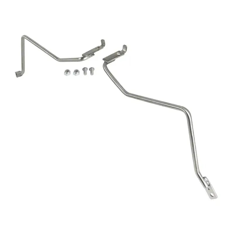Stainless steel fuel line set with mounting hardware for AFE Mach Force-Xp system