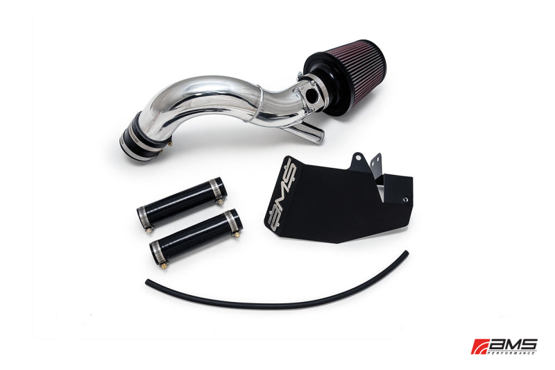 AMS AMS.04.08.0002-2 AMS Performance 08-15 Mitsubishi EVO X Replacement Intake Pipe w/MAF Housing & Bungs - Black