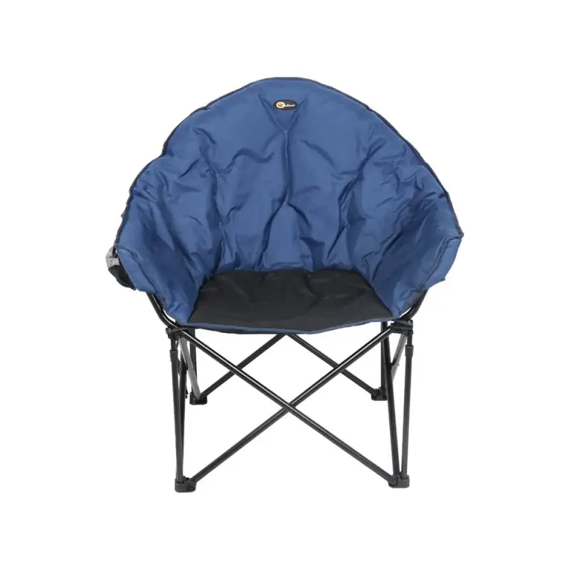 49575H Faulkner Big Dog Bucket Chair Blue/Black - Ultimate comfort, sturdy construction, padded armrests, foldable for easy transport, striking blue and black design, perfect for outdoor activities.